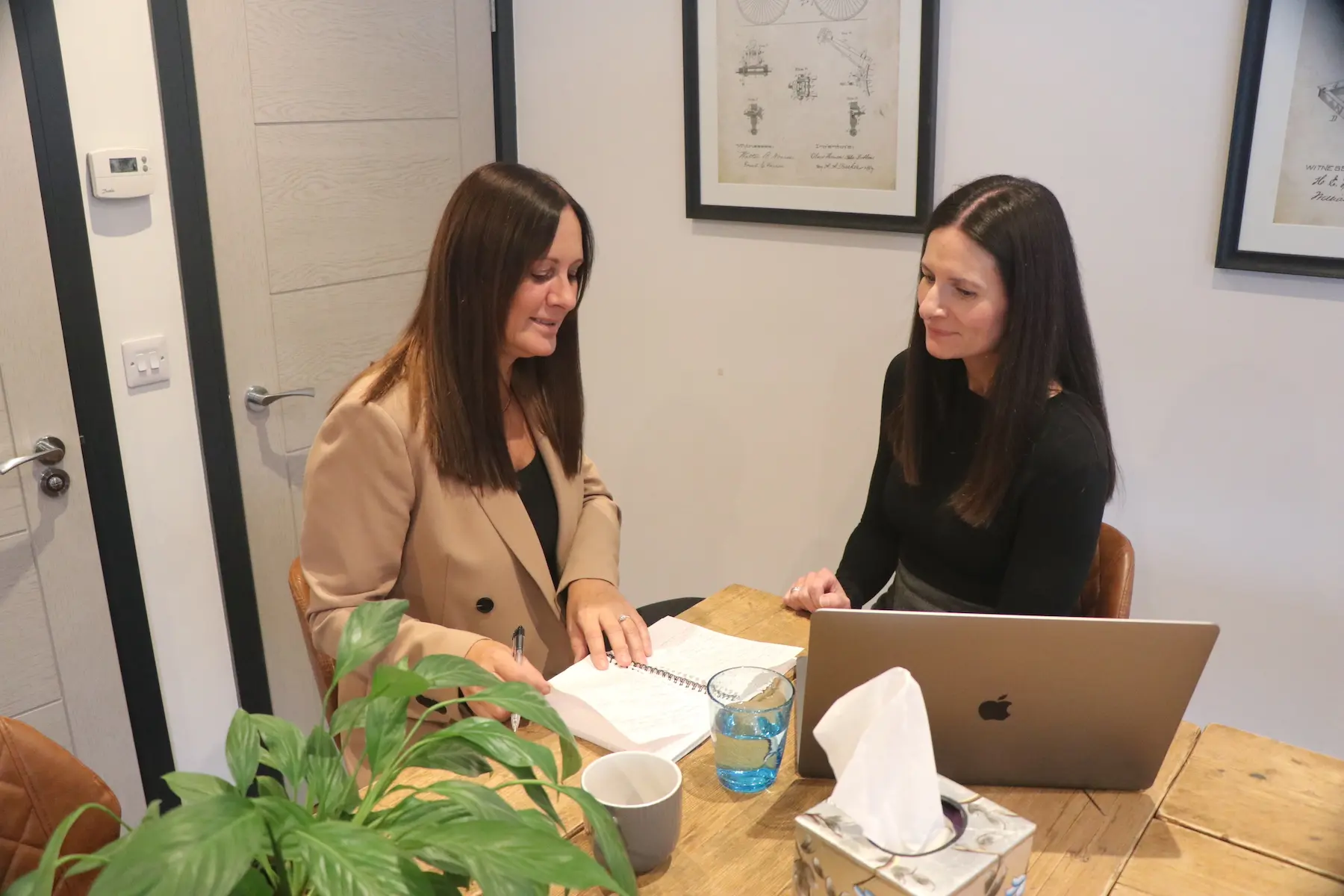 Stacey and Caroline recruiting ideal candidates